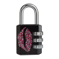 Cadenas Masterlock combinaison 3 chiffres 30mm motif Baiser