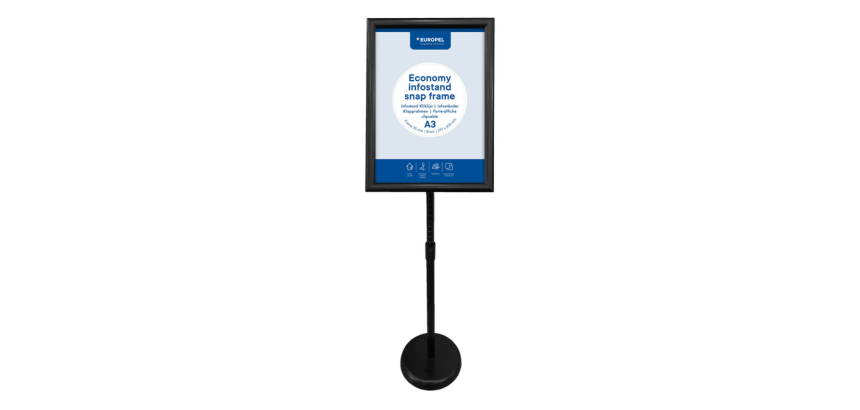 Infostandaard Europel Economy A3 zwart