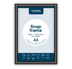 Einspannbarer Rahmen Europel A3 25mm schwarz