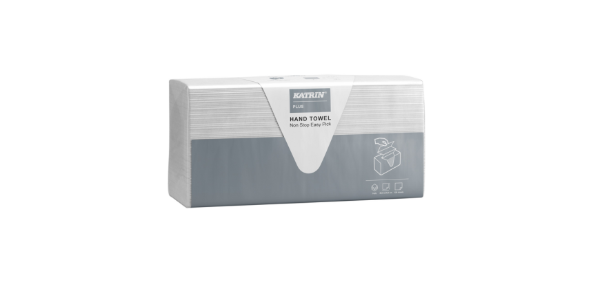 Essuie-mains Katrin Plus easy pick 8271 pli-Z 3 ép 203x255mm 20x 120 feuilles blanc