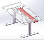 Universal Euroseats Cable Tray 110cm White