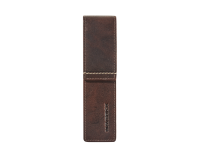 Pennenetui Maverick Rough Gear Brown 2-delig