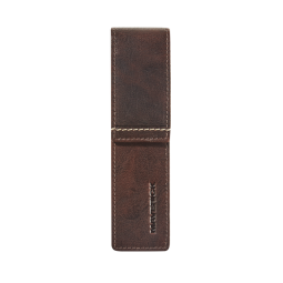 Pennenetui Maverick Rough Gear Brown 2-delig