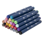 Alcoholmarkers Nassau Arts duopunt set à 24 kleuren