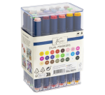 Alcoholmarkers Nassau Arts duopunt set à 24 kleuren