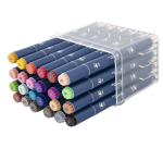 Alcoholmarkers Nassau Arts duopunt set à 24 kleuren