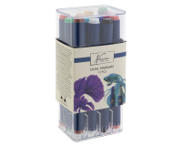 Marqueur à alcool Nassau Arts pointe duo set 12 couleurs