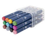 Alcoholmarkers Nassau Arts duopunt set à 12 kleuren