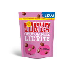 Chocolat Tony's Chocolonely Lil' Bits lait guimauve et biscuit 150g