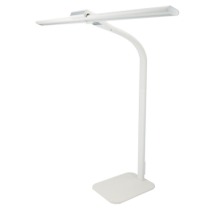 Lampe de bureau Unilux Strata socle LED blanc