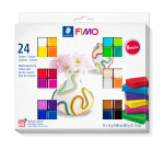Pâte à modeler Fimo Soft set couleur paquet 24 couleurs