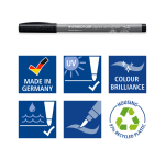 Feutre pinceau Staedtler Pigment Pen étui 6 couleurs grises