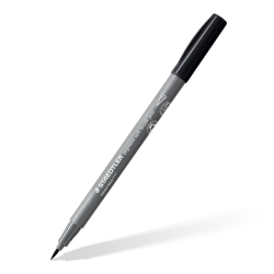 Feutre pinceau Staedtler Pigment Pen étui 6 couleurs grises