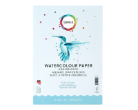 Bloc aquarelle Qrea A4 20 feuilles 200g collé