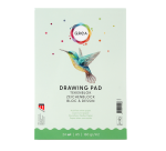 Bloc à dessin Qrea A5 24 feuilles 160g collé