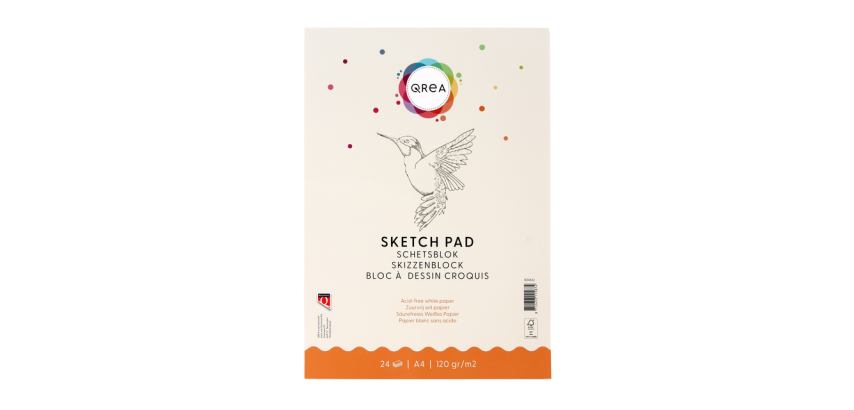 Sketchblock Qrea A4 24 Blatt 120g geleimt