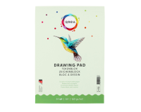 .Bloc à dessin Qrea A4 24 feuilles 160g collé