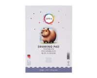Bloc à dessin Qrea A5 50 feuilles 90g collé