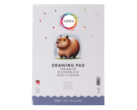 Bloc à dessin Qrea A4 50 feuilles 90g collé