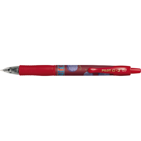 Roller encre gel PILOT G2-07 One Piece Medium rouge