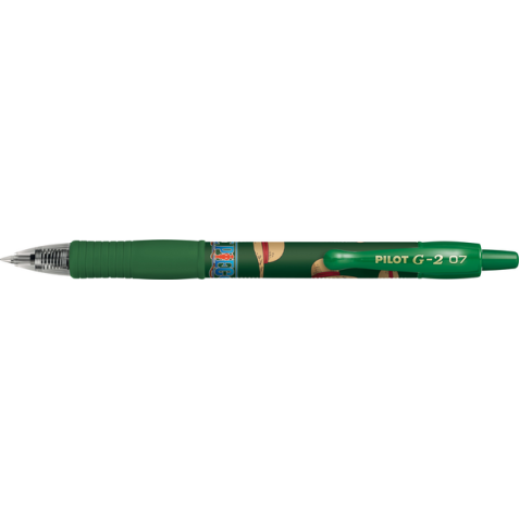 Roller encre gel PILOT G2-07 One Piece Medium vert