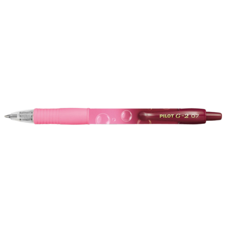 Gelschrijver PILOT G-2 Bubble roze medium blauwschrijvend