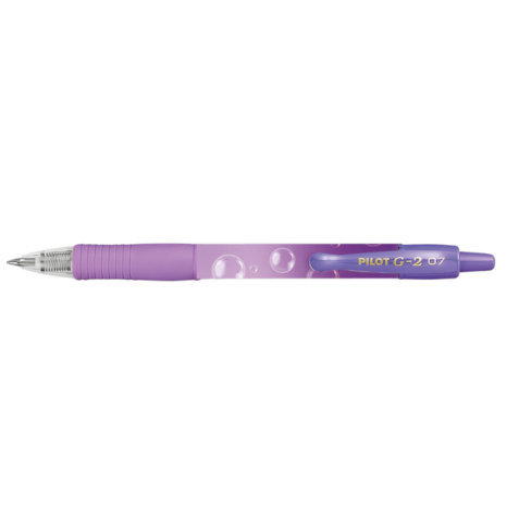 Gelschrijver PILOT G-2 Bubble violet medium blauwschrijvend