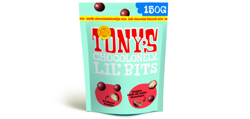 Chocolat Tony's Chocolonely Lil' Bits lait biscuit mix 150g