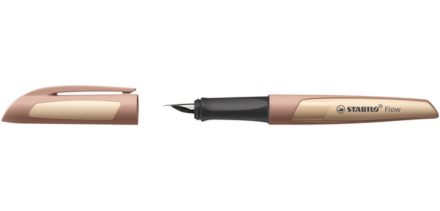 STABILO Flow Medium Light Brown Fountain Pen