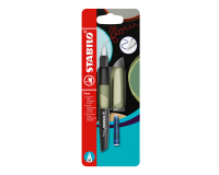 Stylo plume STABILO Flow Medium kaki blister 1 pièce