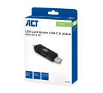 ACT AC6375 USB 3.2 Gen 1 (3.1 Gen 1) Speicherkartenleser Schwarz
