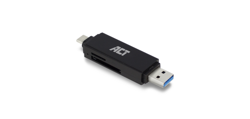 ACT AC6375 USB 3.2 Gen 1 (3.1 Gen 1) Speicherkartenleser Schwarz