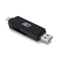 Lecteur de cartes ACT USB-C/USB-A 3.0