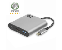 Adaptateur ACT multiport USB-C pour 1 écran HDMI