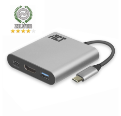 Adaptateur ACT multiport USB-C pour 1 écran HDMI