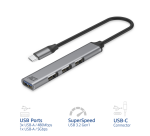 Hub ACT USB-C 3x USB-A 2.0 et 1x USB-A 3.0