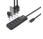 Hub ACT USB-C 3.0 4 poorts USB-A