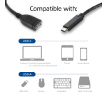 ACT USB 3.0 USB-C male to USB-A female cable
