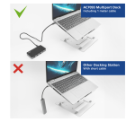 Station d'accueil ACT USB-C 4K MST pour 2 écrans HDMI