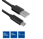 ACT USB 2.0 cable, USB-A naar USB-C, 1 meter