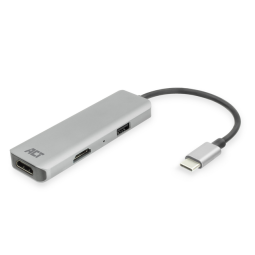 Adaptateur ACT multiport USB-C 4K pour 2 écrans HDMI