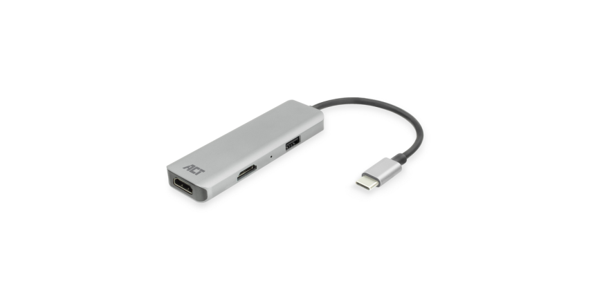 ACT multiport USB-C 4K adapter for 2 HDMI screens