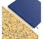 Notitieboek de KEMPEN Blue Note 171x220mm blanco 192 pag 90gr blauw