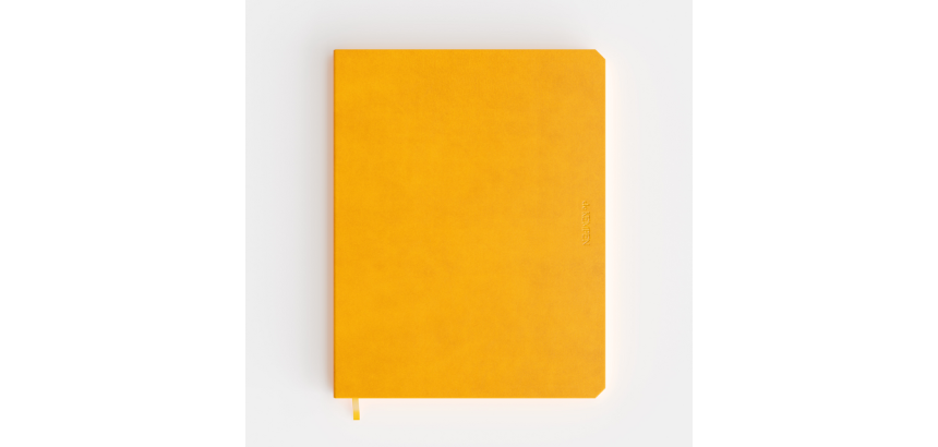 Notitieboek de KEMPEN Independent 171x220mm lijn 192 pag 90gr geel