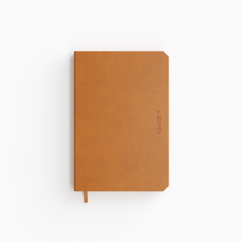 Carnet de notes De Kempen Atlas 110x160mm uni 160 pages 90g brun