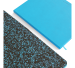 Notitieboek de KEMPEN Limitless 110x160mm blanco 160 pag 90gr felblauw