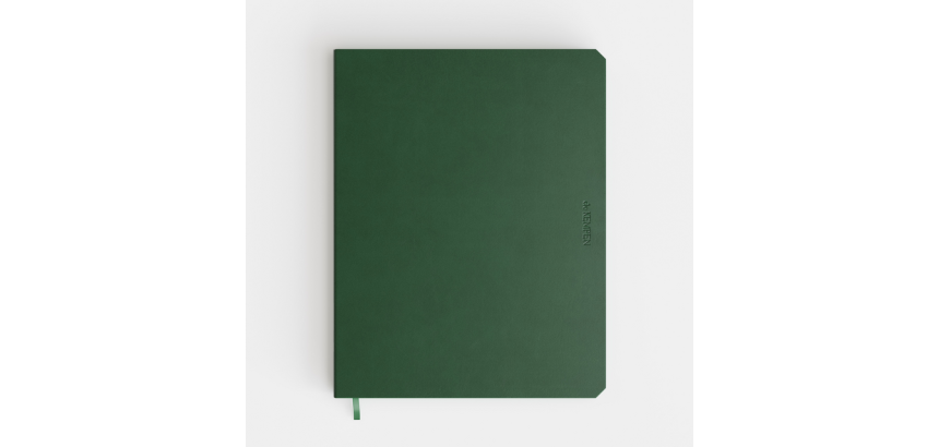 Notebook De KEMPEN Origin 171x220mm lined 192 pages 90g green