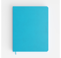 Carnet de notes De KEMPEN Limitless 171x220mm ligné 192pages 90g bleu vif