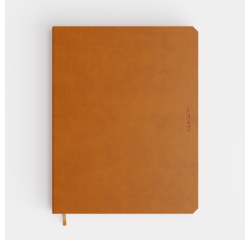 Carnet de notes De KEMPEN Atlas 171x220mm ligné 192 pages 90g brun