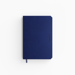 Carnet de notes De Kempen Silence 110x160mm ligné 160 pages 90g bleu foncé